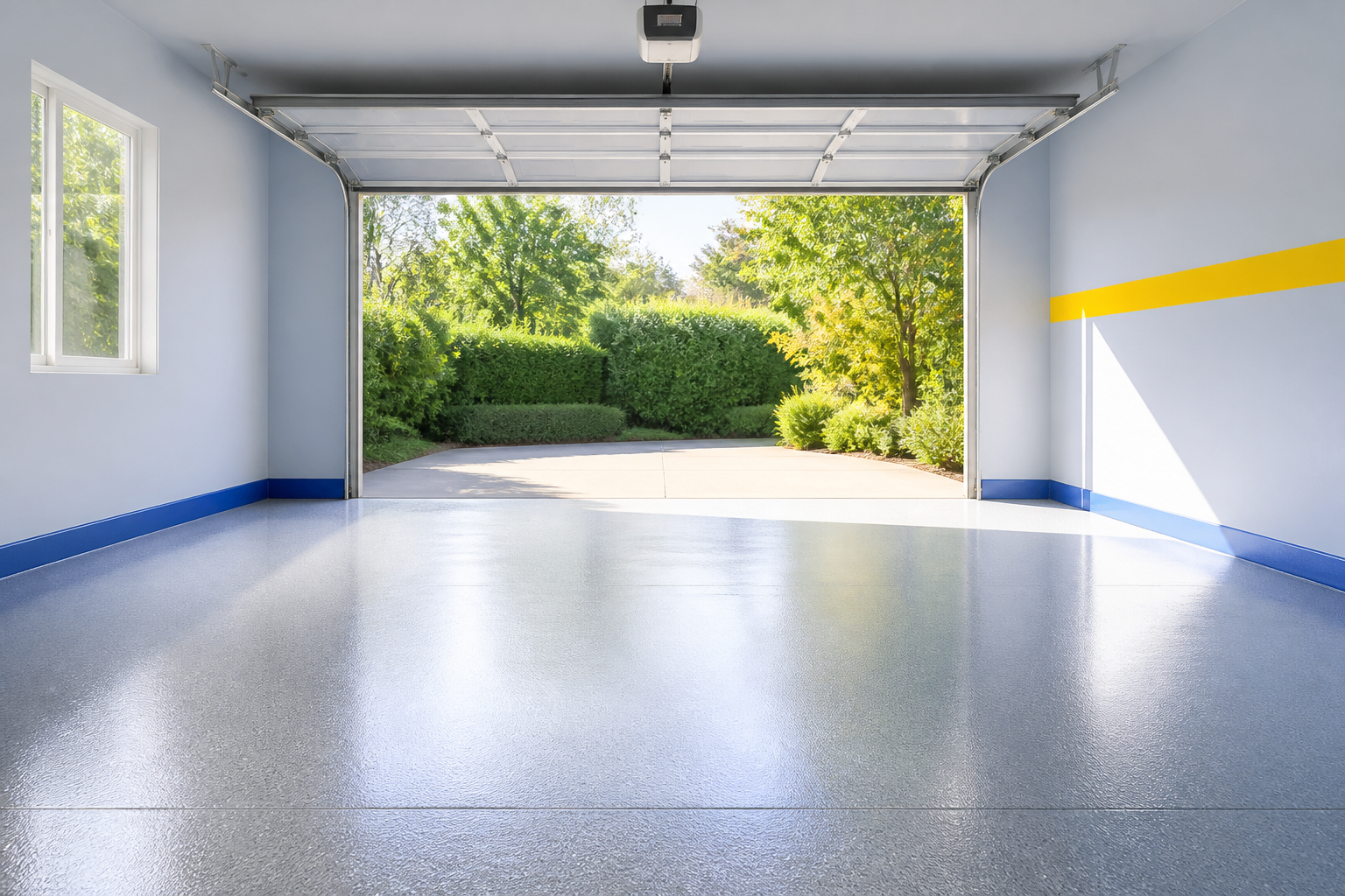 A cluttered space transformed into a clean, empty room after TAKEOFF junk removal